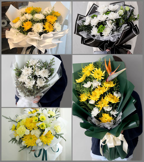 广东揭阳市普宁市梅林镇隆营村白事花束代送